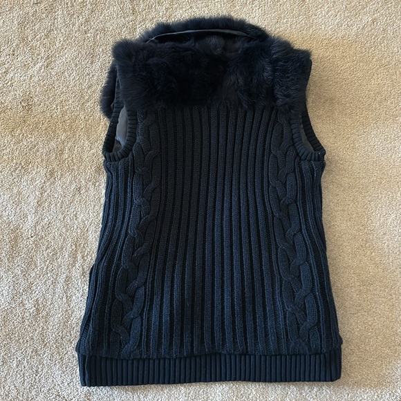 Furred Sweater Vest - Picture 2 of 7